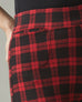 Women's Holiday Legging - Red Tartan